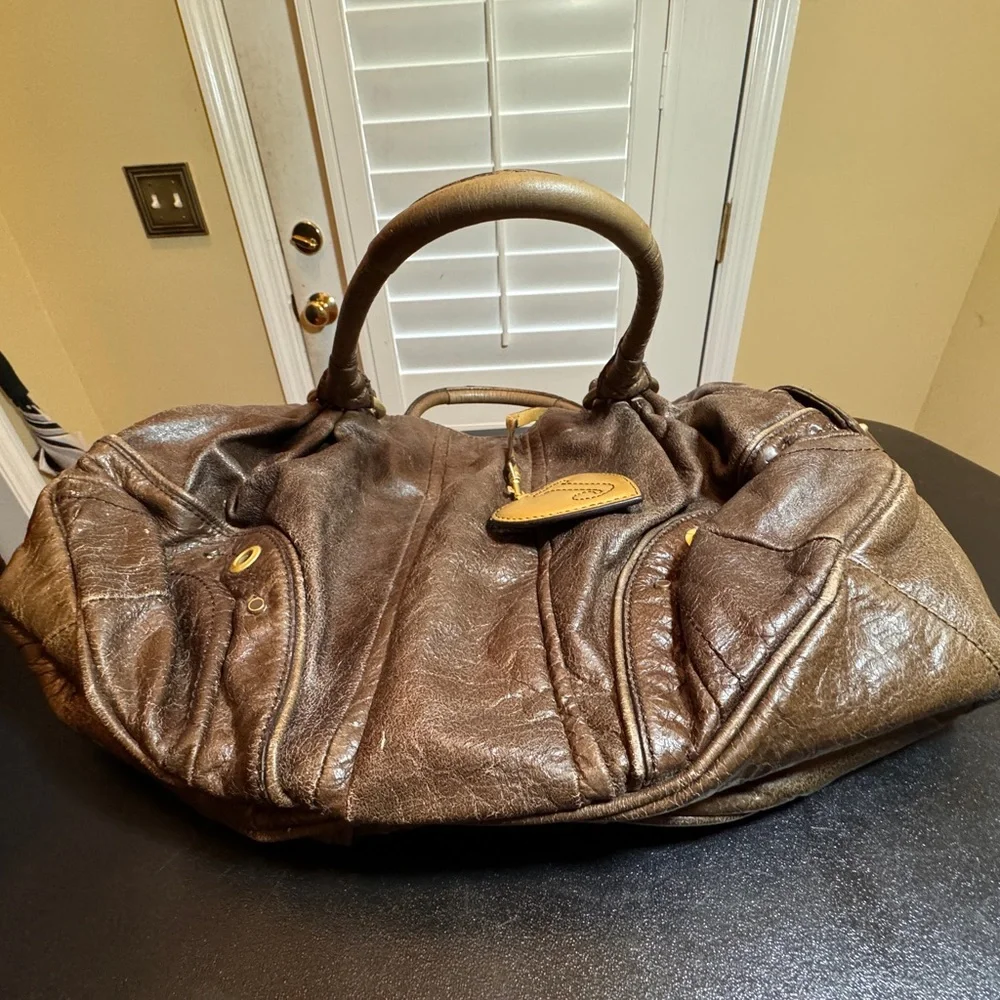 Juicy Couture dark green shoulder bag